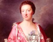 阿兰 雷姆赛 : Portrait Of Elizabeth Gunning, Duchess Of Argyll